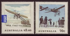 AUSTRALIEN 2014 100. JAHRESTAG DER 1. LUFTPOST POSTFRISCH, POSTFRISCH - Bild 1 von 1