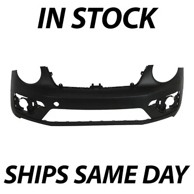 NEW Primered Front Bumper Cover Fascia for 2013-2019 Volkswagen VW Beetle 13-19 - Image 1 of 4