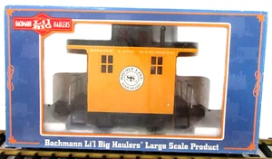 BACHMANN G SCALE #98087 SHORTLINE RR YELLOW CABOOSE NEW - Picture 1 of 3