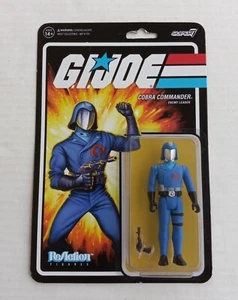Super7 G.I. Joe Cobra Commander 3 3/4 Inch ReAction Action Figure 3.75" Retro - Picture 1 of 10