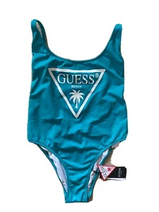 Gorgeous Guess green swimsuit / swimming costume (XS) - Picture 1 of 6