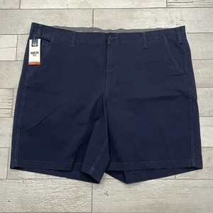 Dockers Shorts Mens 48 B&T Blue Stretch Chino Smart 360 Flex - Picture 1 of 9