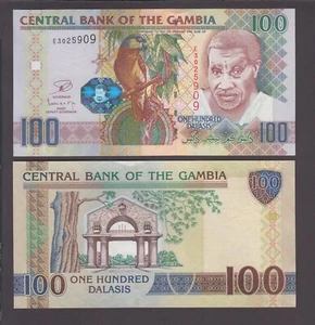 GAMBIA P.29b 100 DALASIS 2013 SIN CIRCULAR COMBINAMOS 2001 - Imagen 1 de 1