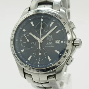 TAG HEUER Link Chronograph CJF2114 Men's Watch From Japan G0208 - Picture 1 of 9