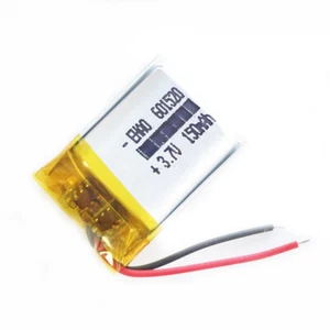 Batería recargable de polímero LiPo Li de 3,7 V 150 mAh para auriculares Bluetooth 601520 - Imagen 1 de 8
