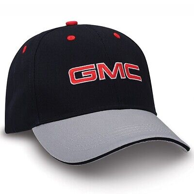 GMC Black and Gray Sandwich Brim Hat