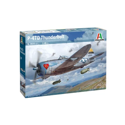 P-47D THUNDERBOLT (E.T.O.) KIT 1:48 Italeri Kit Aerei Modellino Nuovo - Immagine 1 di 4