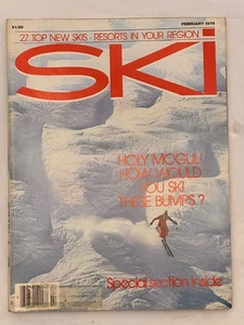 Vintage 1979 SKI magazine February vol43  no6  Moguls. 27 Top New Skis. Resorts - Imagen 1 de 2