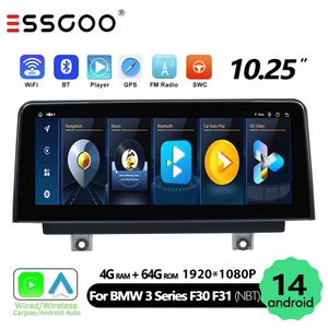 10.25" Car Stereo Carplay GPS BT 6+128G For Mercedes Benz C-Class W204 2007-2010 - Picture 1 of 19
