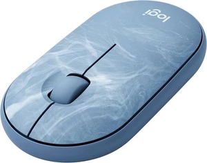 Logitech Pebble M350 Wireless Mouse Bluetooth ONLY - Blue Marble (NO USB) - Picture 1 of 1