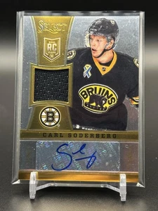 2013-14 Panini Select #242 Carl Soderberg /199 RC MEM AU Boston Bruins - Bild 1 von 2