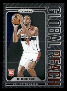 2024-25 Prizm Basketball Alexandre Sarr #10 Global Reach RC Washington Wizards - Picture 1 of 2