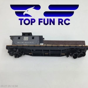 Tyco Santa Fe Maintenance Of Way Crane Boom 50' Flat Car MOW AT&SF 932C - Picture 1 of 6