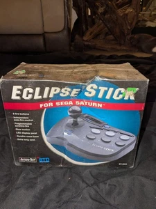 Sega Saturn Eclipse Stick Arcade Joystick Black Box Model Sv-462a Brand New Vntg - Picture 1 of 5