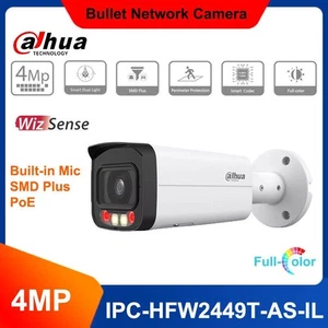 Dahua 4MP Smart Dual Light Built in MIC IP67 Bullet IP Camera IPC-HFW2449T-AS-IL - Picture 1 of 13