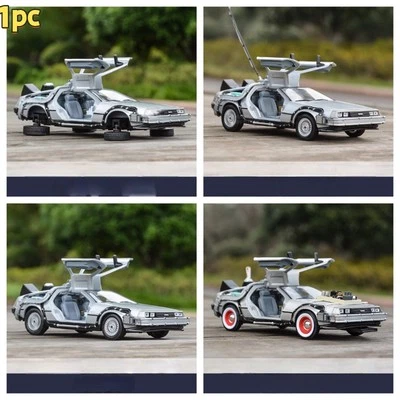WELLY 1:12 Back to the Future DeLorean DMC-12 Simulation Alloy Car Model Toy - Image 1 of 4