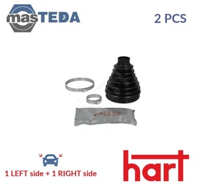 450 700 CV JOINT BOOT KIT PAIR FRONT WHEEL SIDE HART 2PCS NEW OE REPLACEMENT - Picture 1 of 5