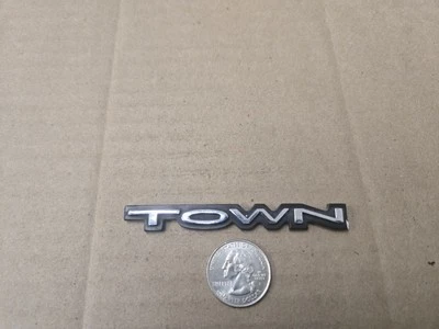 Lincoln OEM Town Car Cromo 3.5" Plástico Emblema Insignia Logo Placa de identificación Placa de identificación Foto 1 de 3