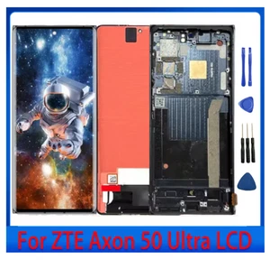 Conjunto Digitalizador Pantalla Táctil Ultra LCD Original Para ZTE Axon 50 con Marco - Imagen 1 de 3