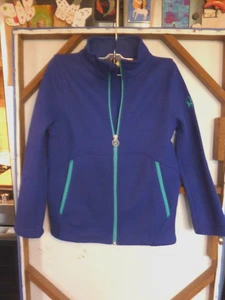 SPYDER ACTIVE SPORTS BLUE ZIP FRONT JACKET     GIRLS  SZ. M (10-12)   NWOT - Picture 1 of 4