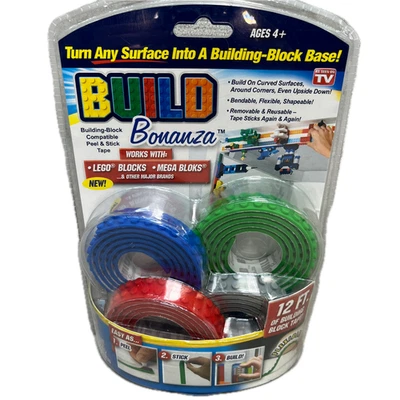 Build Bonanza As Seen on TV Flexible Building Block Base in Blue Green Red Gray - Image 1 of 4