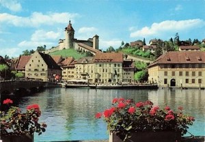 Schaffhausen Switzerland Munot Fortress Vintage Postcard - Picture 1 of 2