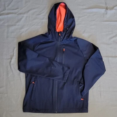 32 Cool Navy Blue Lightweight Windbreaker Jacket XL - Image 1 of 4