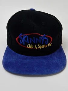 Skinny's Club & Sports Bar Adjustable Snapback Hat/Cap 15% Wool Suede Bill - Picture 1 of 5