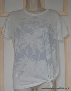All Saints Zonia Heny Tee/Top Size XS BNWT en Tiza / Azul Pálido £ 38 - Imagen 1 de 4