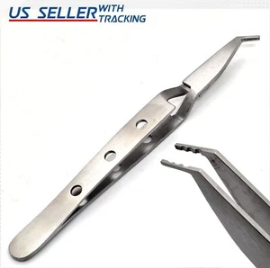 STAINLESS STEEL BRACKET HOLDING PLACING Orthodontic Dental Forceps Tweezers - Picture 1 of 3