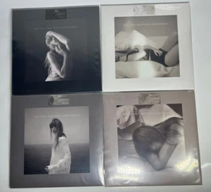 Taylor Swift Tortured Poets Dept Vinyl SET ALLE 4 Farbvarianten schwarzer Albatros - Bild 1 von 11