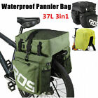 Roswheel Bicycle 3 in1 Rear Rack Pannier Seat Bag Bike Waterproof Storage