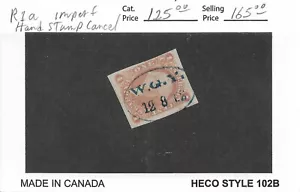 1c Express, Sc # R1a, sock on the nose canx (55166) - Picture 1 of 1