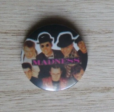 Madness Complete Madness 1" Pin Badge House Of Fun Ska Suggs 2 Tone - Image 1 of 2