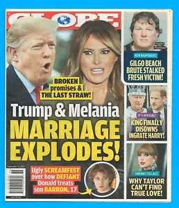 2023 TRUMP and Melania Globe Magazine Marriage Explodes MINT condition - Picture 1 of 1
