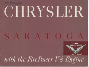 1951 Chrysler Saratoga Sales Brochure Booklet Catalog Original - Picture 1 of 4