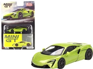 Mini GT 1:64 McLaren Artura Flux Verde Diecast Modelo Coche MGT00496 Mijo Nuevo - Imagen 1 de 1