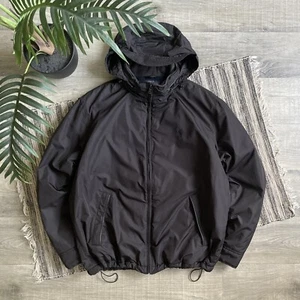 ๐ Polo Ralph Lauren Jacket 00s Nylon Hooded Harrington L mens - Picture 1 of 9