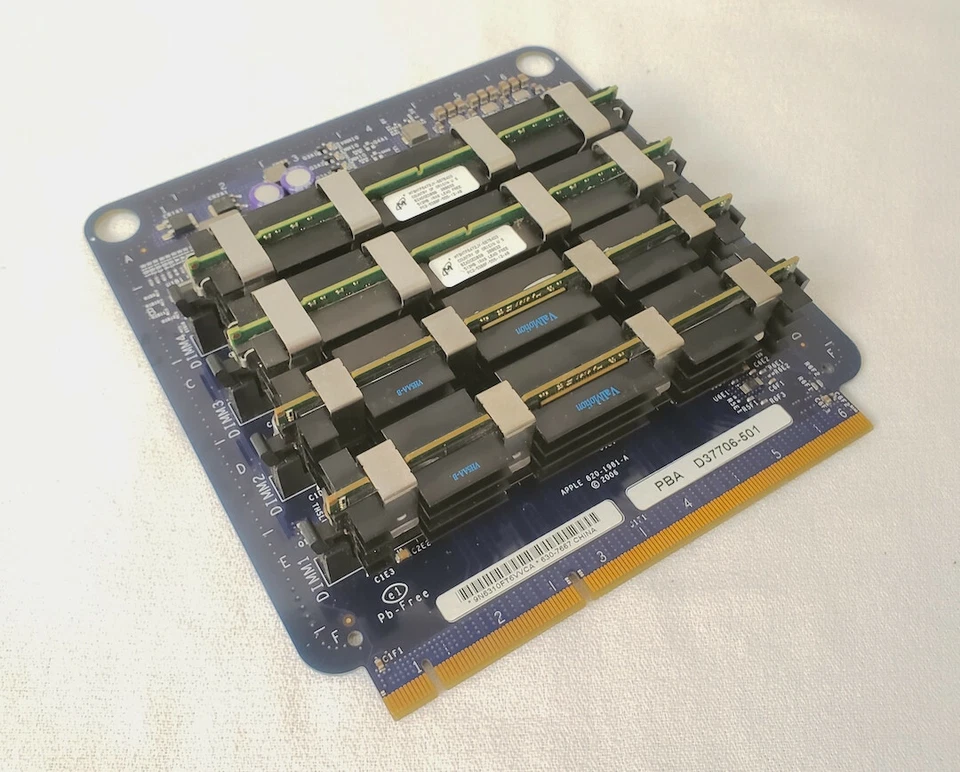 Apple Mac G5 Memory Riser Card w/ 2 Gig DDR2 667mHz Memory - Image 1 of 4