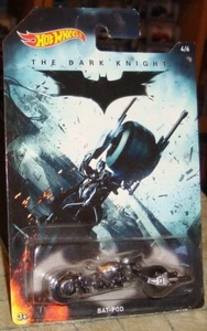 BATMAN THE DARK KNIGHT BAT-POD - UNGEÖFFNET AUF KARTE - HOT WHEELS c2014 - Bild 1 von 3