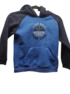 Carter's Warm Soft Blue Hooded Fleece Basketball size 6 - Picture 1 of 4