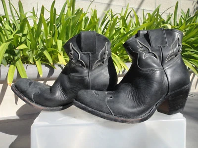 Botas Golden Goose Deluxe Marca GGDB SYDNEY Negras Envejecidas Italia 37 EUR, NUEVAS EN CAJA  Foto 1 de 4