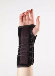 Corflex 8" Suede Wrist Lacer Splint Size Small Left 73-7561-000 - Picture 1 of 2