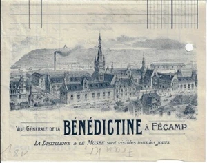 BENEDICTINE Liqueur-Fabrik, Rechnung von 1909 - Picture 1 of 2