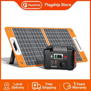 Flashfish 200W Tragbare PowerStation 151Wh Optional mit 60W Tragbare Solarpanel - Bild 1 von 18