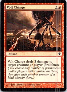 Volt Charge Magic The Gathering New Phyrexia Light Play - Picture 1 of 1