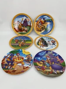 Juego de platos McDonald's vintage lote de 6 hamburguesas SH Ronald Grimace gratis - Imagen 1 de 11
