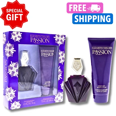 Passion by Elizabeth Taylor para Mujer - Set de Regalo de 2 Piezas Paquete de Ocasión Emocionante Foto 1 de 3