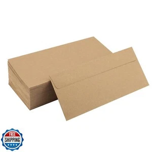 200 Stück #10 Geschäftsumschläge 4-1/8 x 9-1/2 Zoll Versand Kraft Umschläge für - Bild 1 von 5