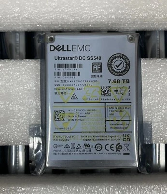 5PN33 05PN33 Dell EMC 7.68TB 2.5" SAS 12Gb/s Read-Intensive SSD 14/15/16G KIT - Image 1 of 3